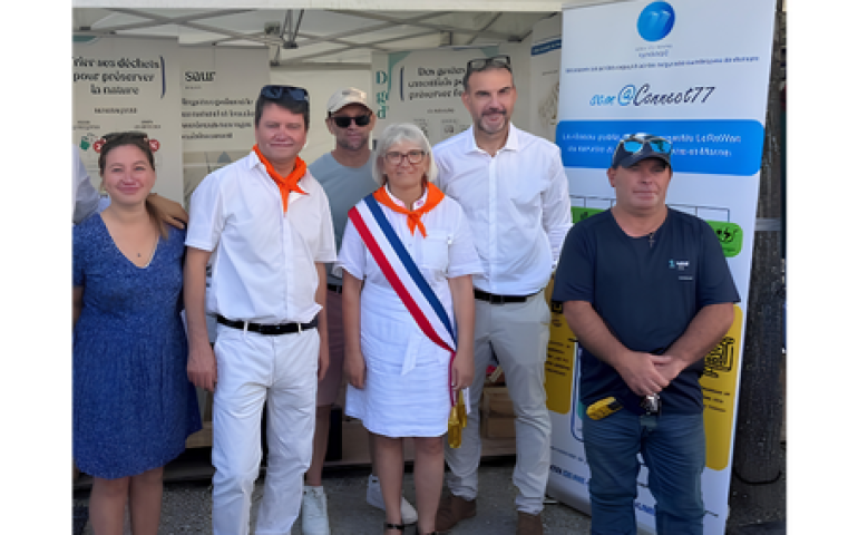 1000ème capteurs sem@Connect77 sur la Communauté de Communes du Pays de Nemours